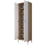 Hanah Home Armario Multiusos Nogal y Blanco